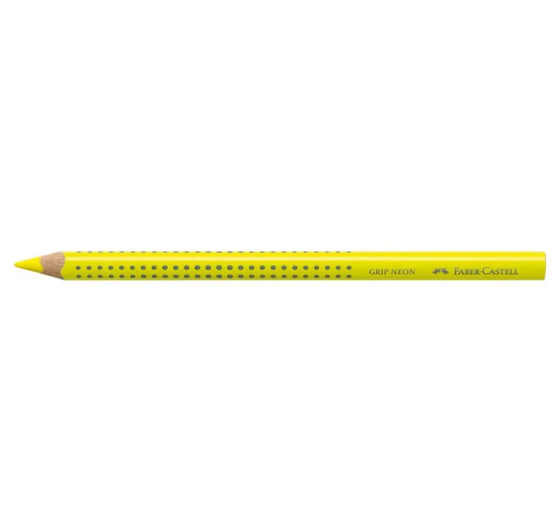 Bleistift Jumbo Grip Neon Trockentextliner (neon-gelb) de Faber-Castell – photo produit