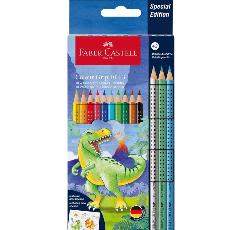 Buntstift Colour Grip Buntstifte farbsortiert, 13 St. by Faber-Castell – product photo