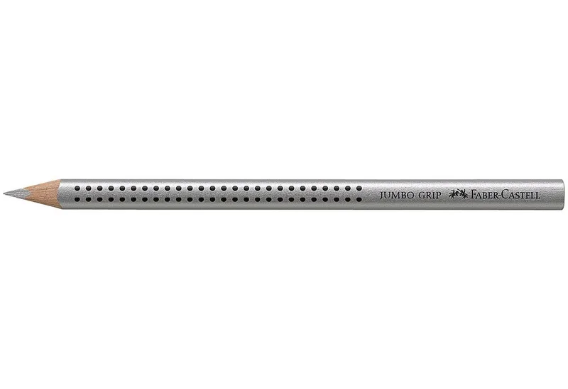 Buntstift Farbstift Jumbo Grip Silber von Faber-Castell in Mehrfarbig – Produktfoto