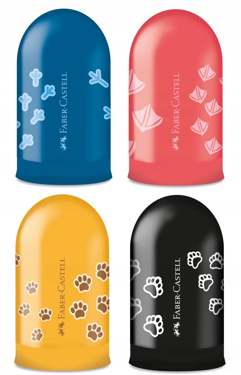 Enkele Puntenslijper - Dierensporen - Veelkleurig by Faber-Castell in White – product photo