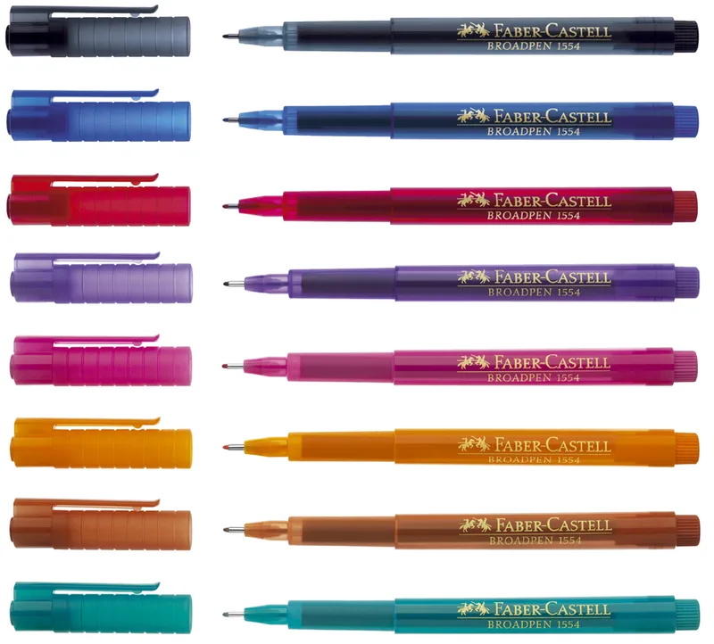 Fineliner BROADPEN, pink by Faber-Castell – product photo