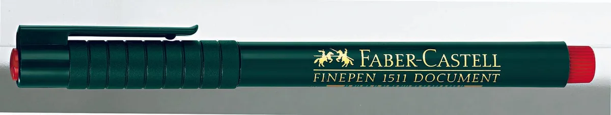 Finepen 1511 Fineliner 0.4 mm Rot de Faber-Castell – photo produit