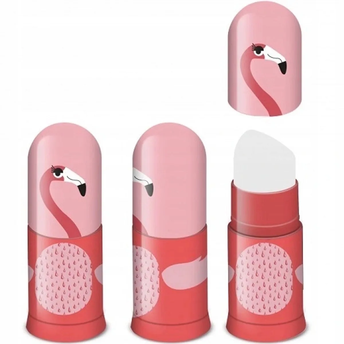 Flamingo Potlood & Gummet: 2-in-1 schoolset de Faber-Castell en Rose – photo produit
