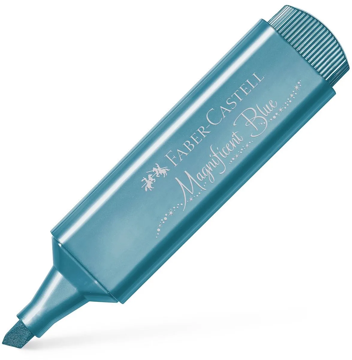 Fluoriscerende Markeerstift Faber-Castell Textliner 46 Elektrisch 10 Stuks de Faber-Castell en Bleu – photo produit