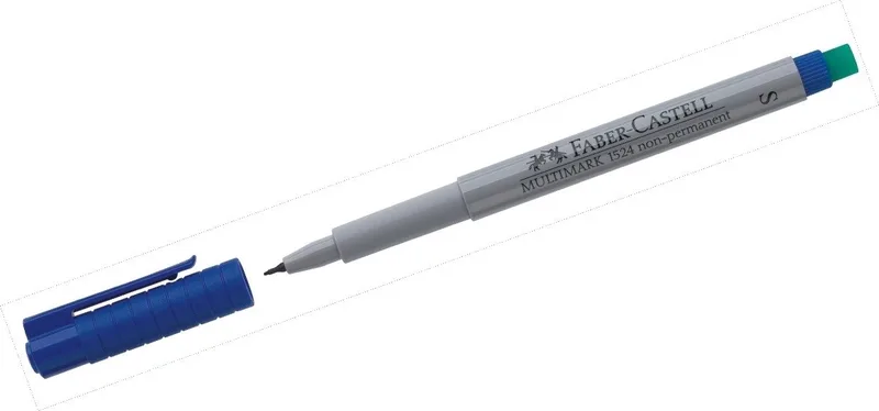 Folienstift Folienschreiber nonpermanent S blau by Faber-Castell – product photo