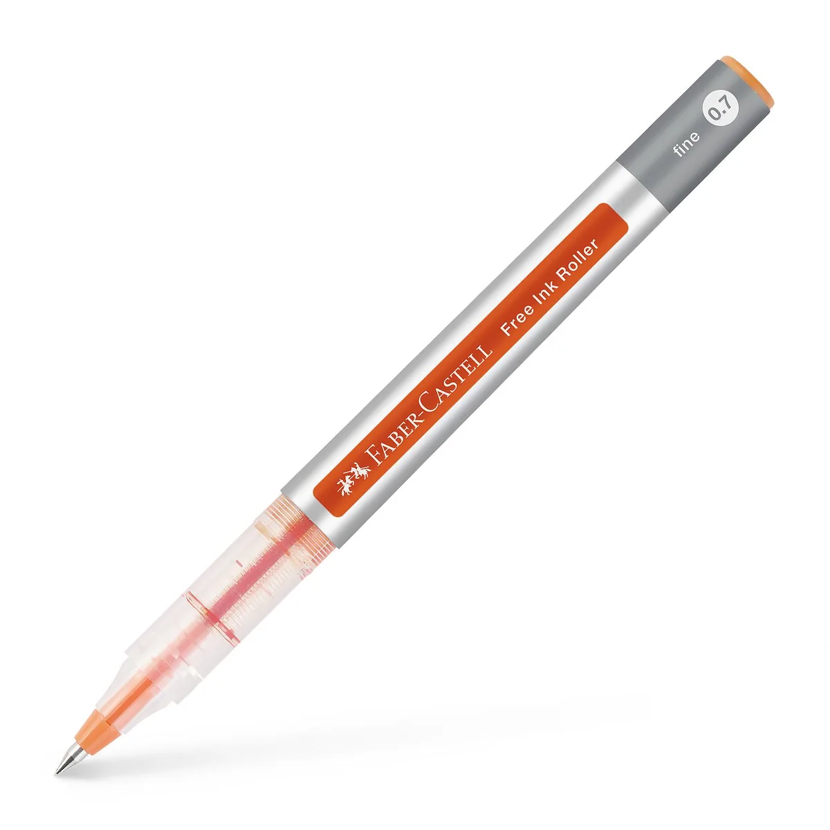 Free Ink Tintenroller grau 0.7 mm Schreibfarbe: Orange van Faber-Castell – productfoto