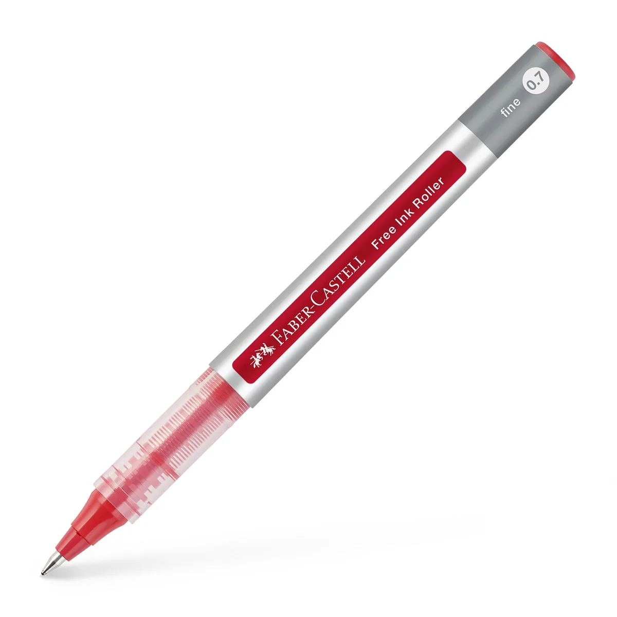 Free Ink Tintenroller grau 0.7 mm Schreibfarbe: Rot de Faber-Castell – photo produit