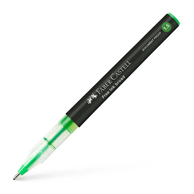 Free Ink Tintenroller grau 1.5 mm Schreibfarbe: Grün från Faber-Castell – produktbild