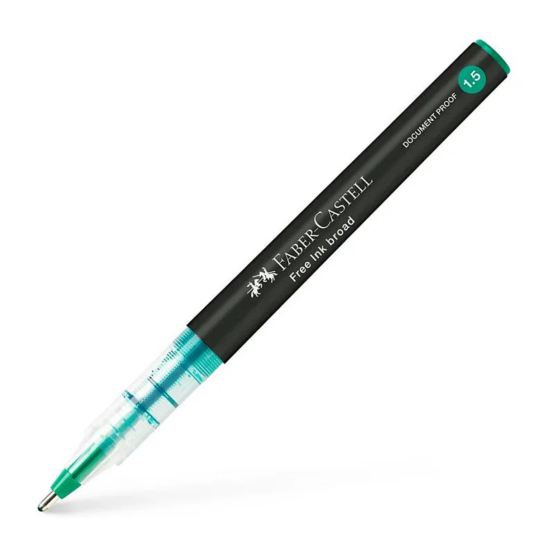Free Ink Tintenroller grau 1.5 mm Schreibfarbe: Grün från Faber-Castell – produktbild