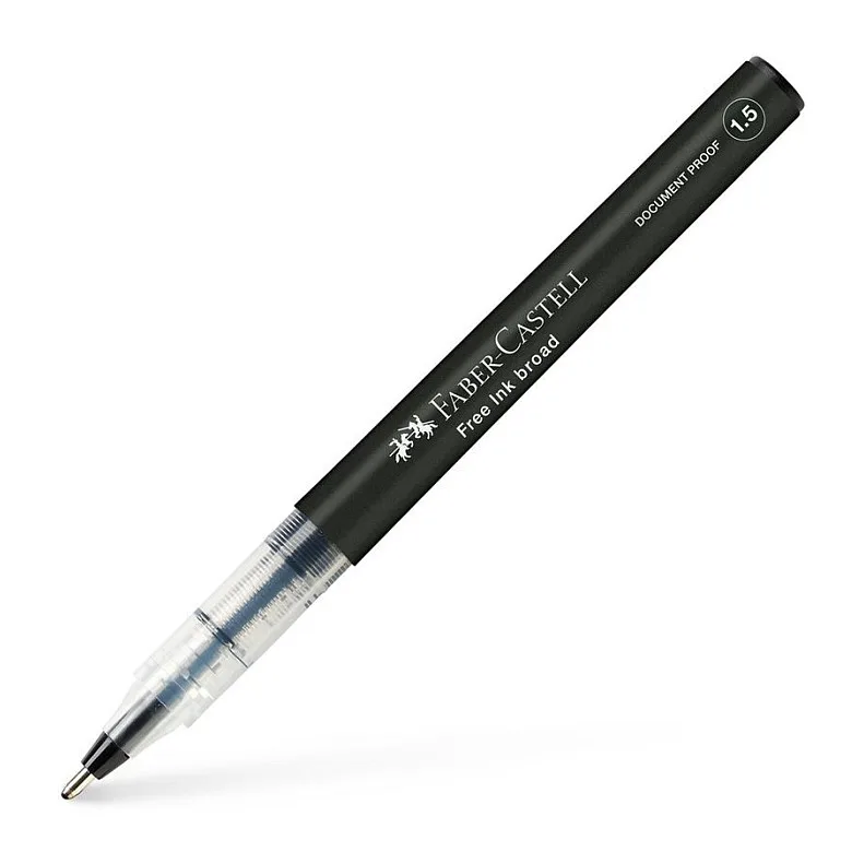 Free Ink Tintenroller grau 1.5 mm Schreibfarbe: Schwarz van Faber-Castell – productfoto