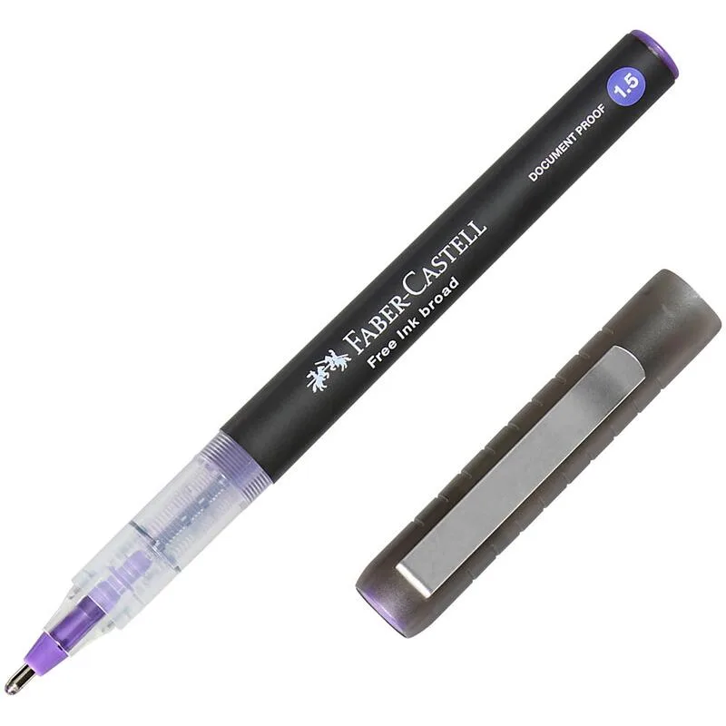 Free Ink Tintenroller grau 1.5 mm Schreibfarbe: Violett van Faber-Castell – productfoto