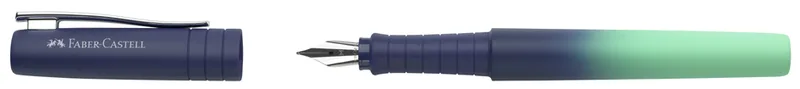 Füllhalter POLY PEN, buzzing blue, M by Faber-Castell – product photo