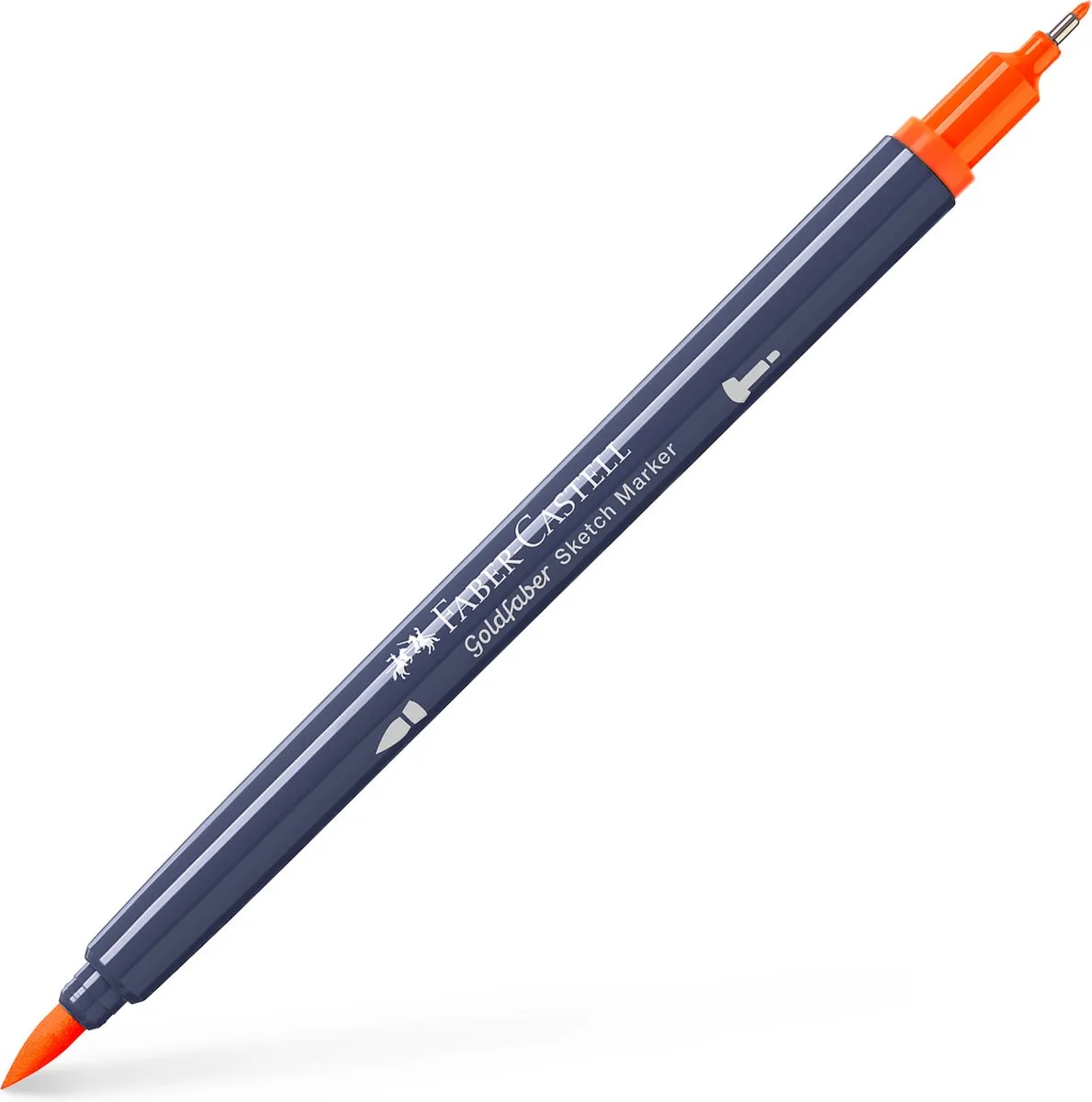 Goldfaber sketchmarker - 1st. - 115 dark cadmium orange - alcoholmarker - FC-164713 fra Faber-Castell i 115 dark cadmium orange – produktbillede