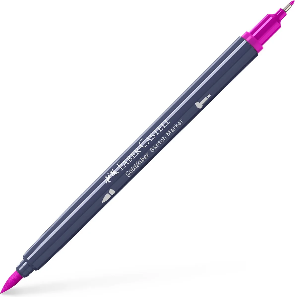 Goldfaber sketchmarker - 1st. - 125 middle purple pink - alcoholmarker - FC-164723 fra Faber-Castell i 125 middle purple pink – produktbillede