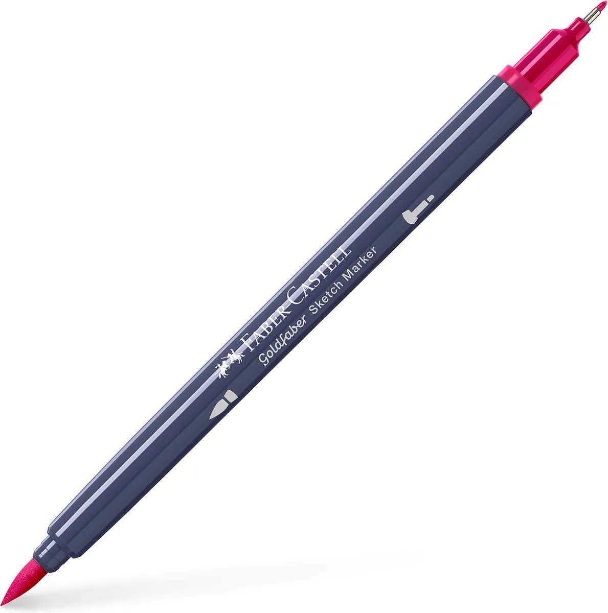 Goldfaber sketchmarker - 1st. - 127 pink carmine - alcoholmarker - FC-164726 fra Faber-Castell i 127 pink carmine – produktbillede