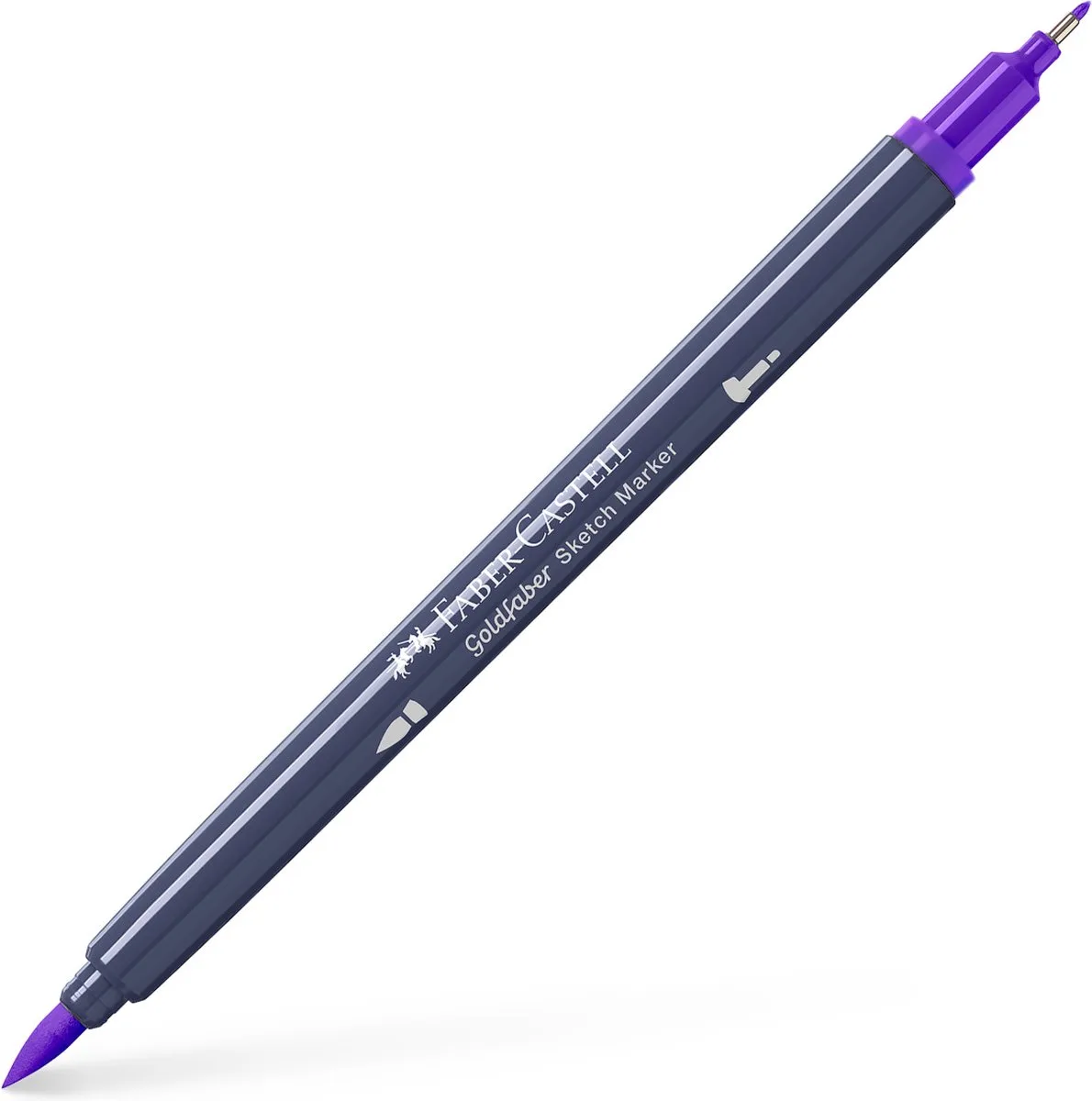 Goldfaber sketchmarker - 1st. - 136 purple violet - alcoholmarker - FC-164737 fra Faber-Castell i 136 purple violet – produktbillede