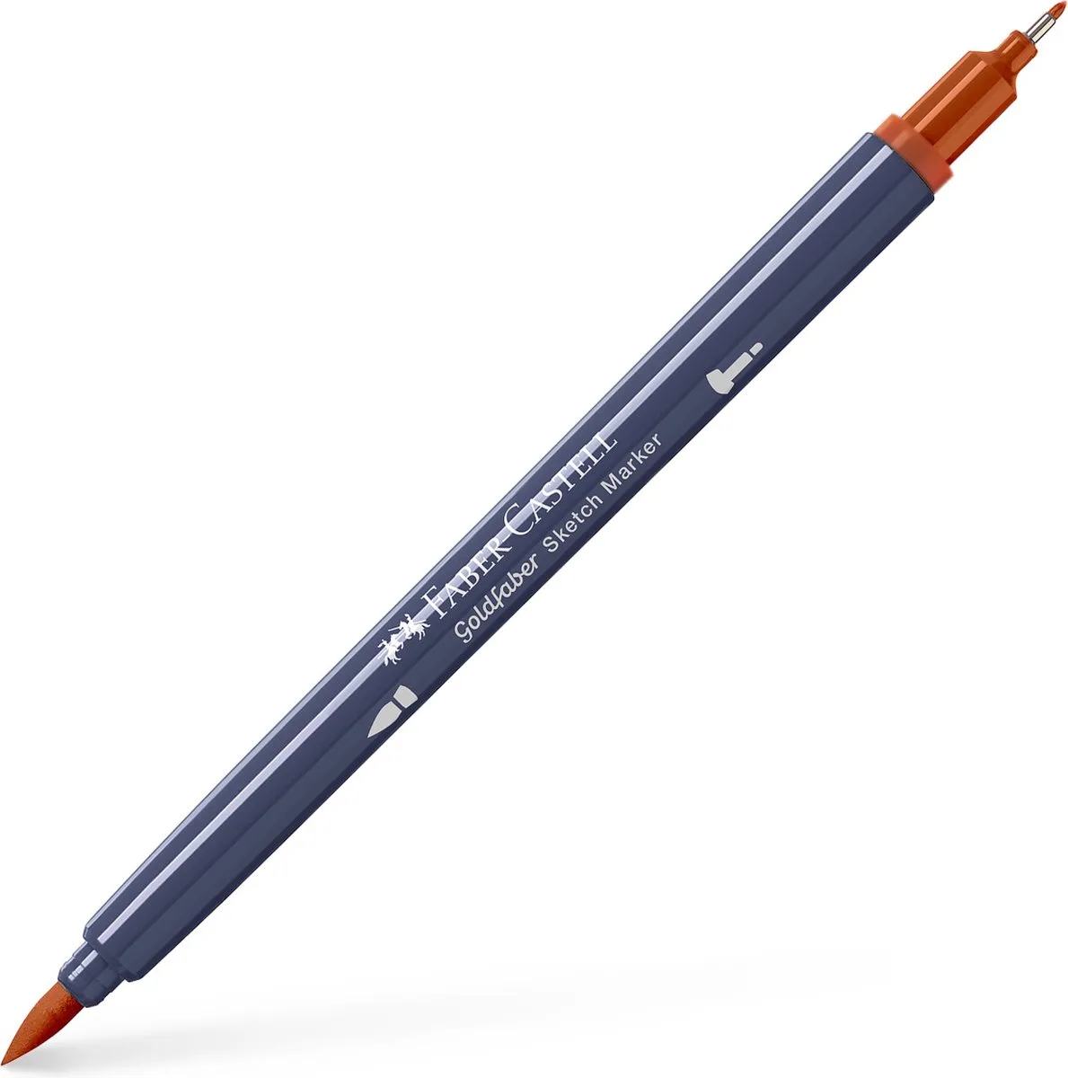 Goldfaber sketchmarker - 1st. - 383 light burnt siena - alcoholmarker - FC-164770 fra Faber-Castell i 383 light burnt siena – produktbillede