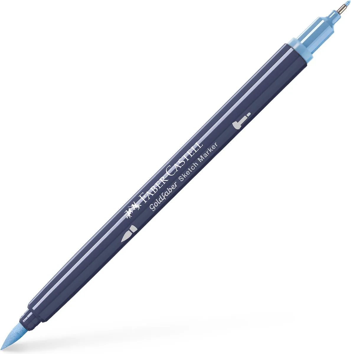 Goldfaber sketchmarker - 1st. - 453 dark pigeon blue - alcoholmarker - FC-164746 fra Faber-Castell i 453 dark pigeon blue – produktbillede