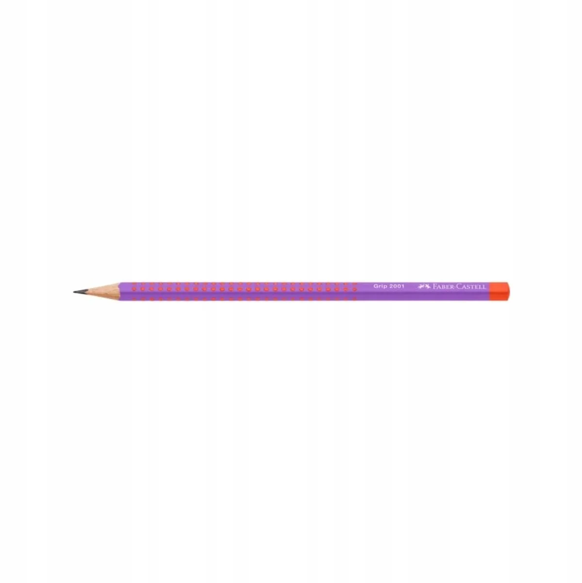 Grip 2001 potlood hardheid B van Faber-Castell in Paars-oranje – productfoto