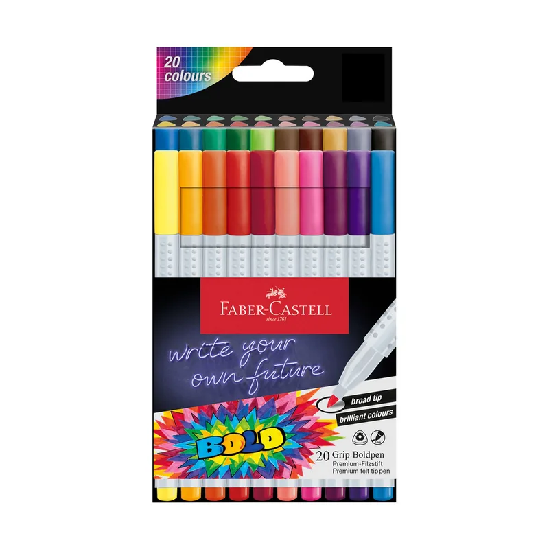 Grip Ball Pen Set – 20 pcs. (155318) by Faber-Castell – product photo