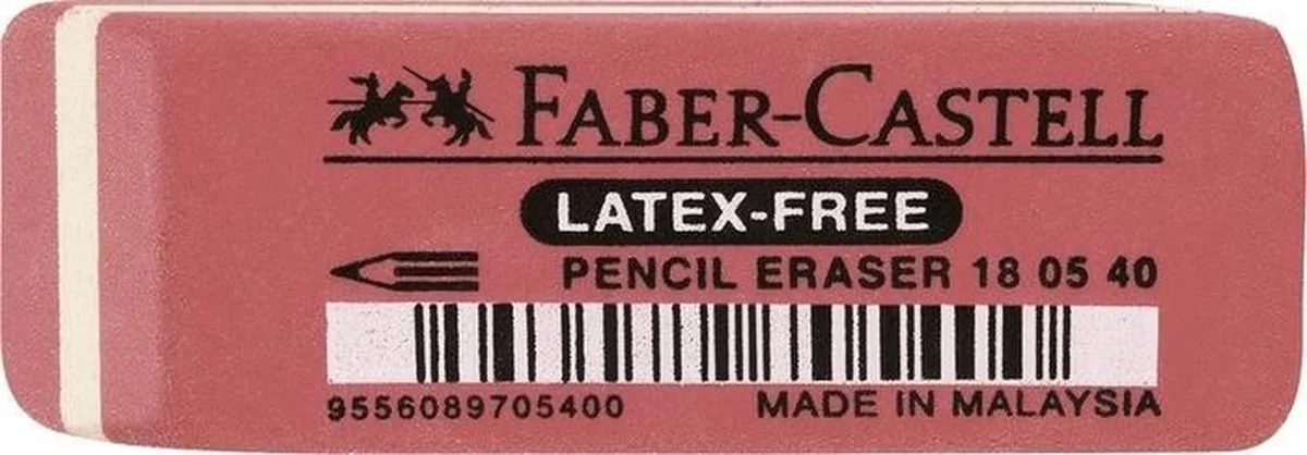 gum Faber-Castell 7005 rubber de Faber-Castell en Rouge – photo produit