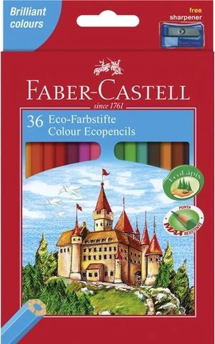 kleurpotloden - Castle - 36 stuks - FC-120136 by Faber-Castell in Multicolor 36 – product photo