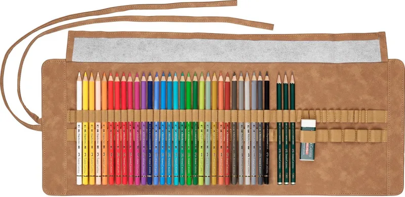 Crayon De Couleur 110030 de Faber-Castell en Assorti 30 roletui – photo produit