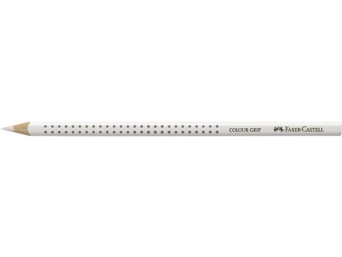Kleurpotlood Faber Castell GRIP 01 doos met 12 stuks de Faber-Castell en Blanc – photo produit