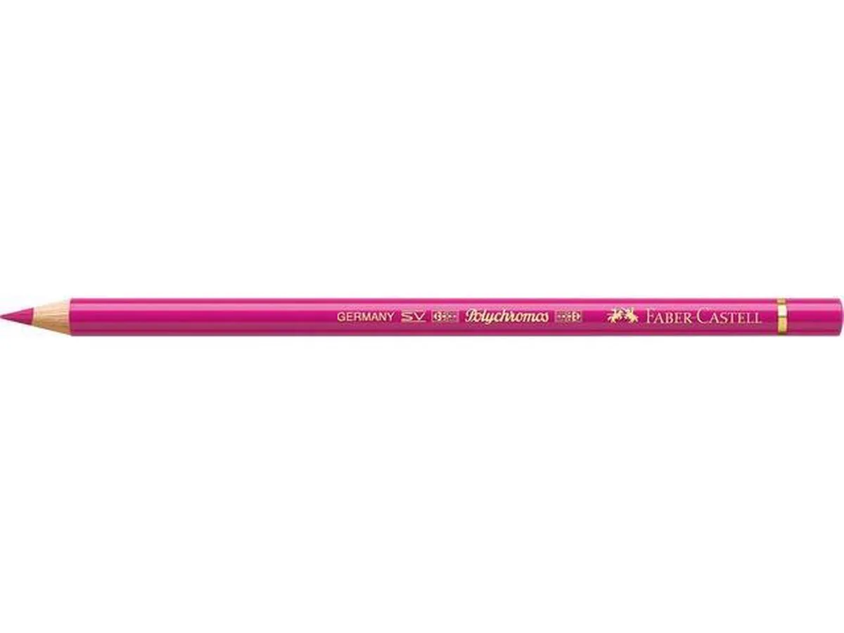 Kleurpotlood Faber Castell Polychromos 123 doos met 6 stuks von Faber-Castell in Fuchsia – Produktfoto