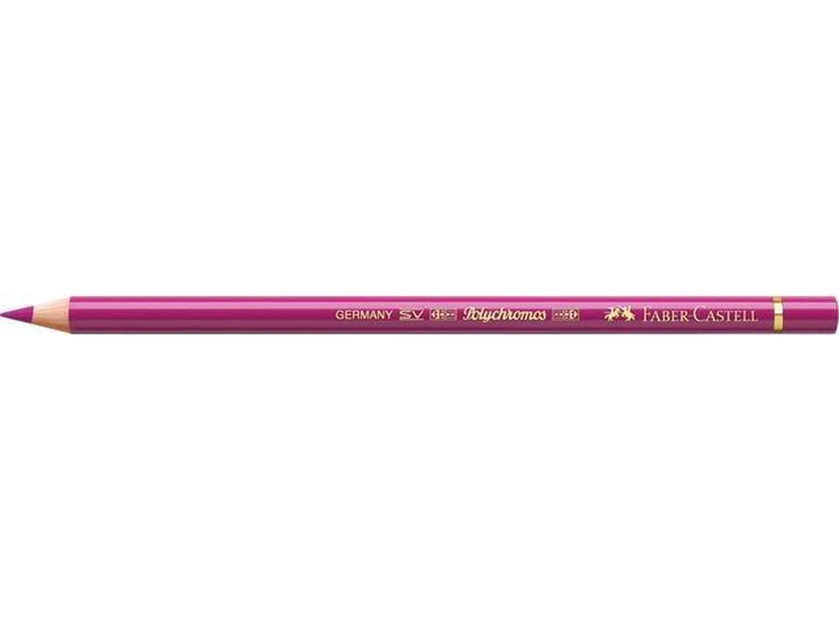 Kleurpotlood Faber Castell Polychromos 125 purper middel doos met 6 stuks van Faber-Castell in Paars – productfoto