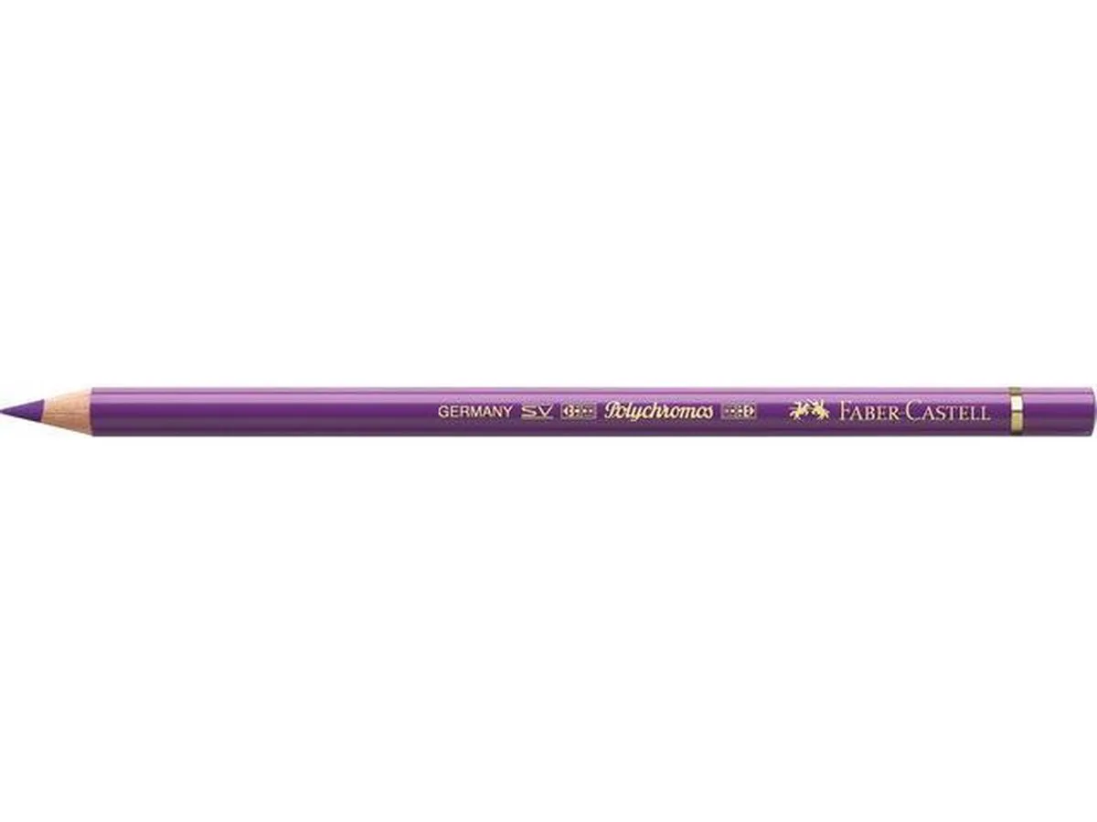 Kleurpotlood Faber Castell Polychromos 160 mangaan violet doos met 6 stuks fra Faber-Castell – produktbillede
