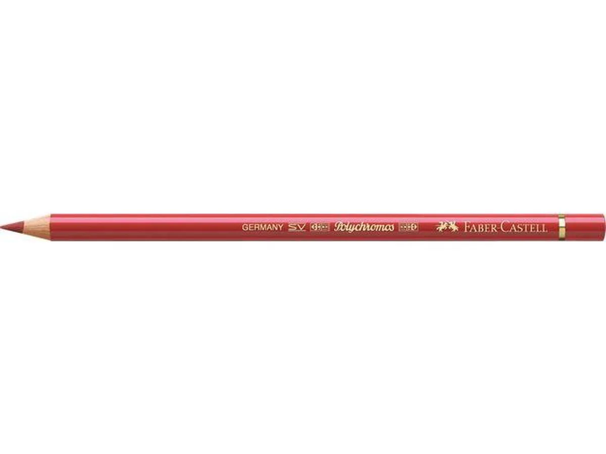 Kleurpotlood Faber Castell Polychromos 191 Pompeisch doos met 6 stuks fra Faber-Castell i Rød – produktbillede