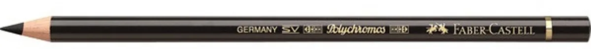 Kleurpotlood Faber Castell Polychromos 199 doos met 6 stuks fra Faber-Castell i Sort – produktbillede