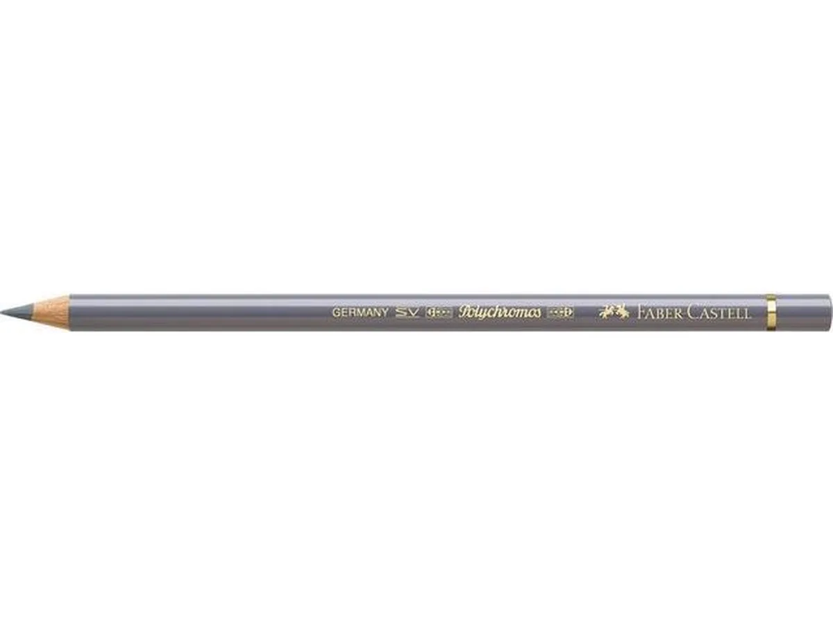 Kleurpotlood Faber Castell Polychromos 233 koudgrijs IV doos met 6 stuks fra Faber-Castell i Grå – produktbillede