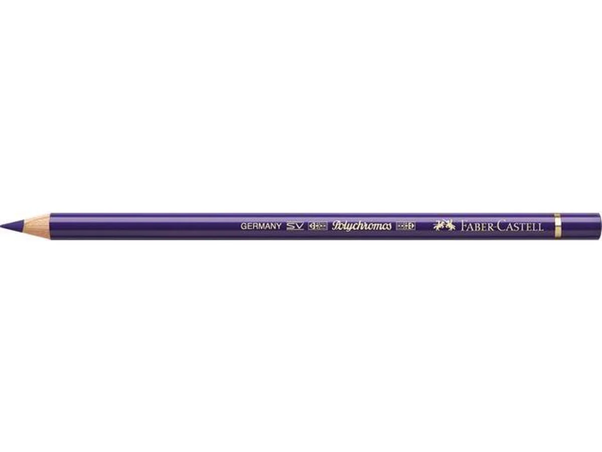 Kleurpotlood Faber Castell Polychromos 249 doos met 6 stuks de Faber-Castell en Violet – photo produit