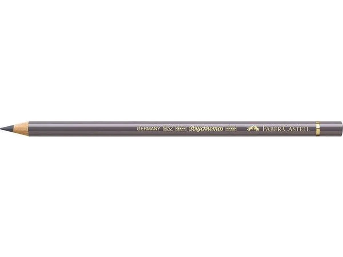 Kleurpotlood Faber Castell Polychromos 274 warmgrijs V doos met 6 stuks fra Faber-Castell i Grå – produktbillede