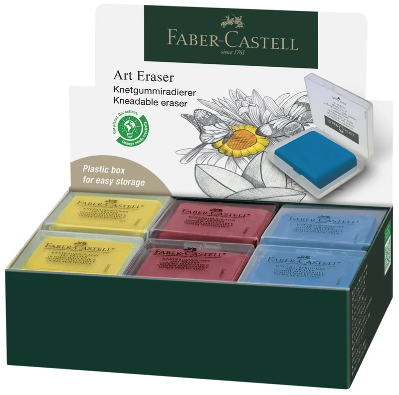 Knetgummi-Radierer ART ERASER, sortiert från Faber-Castell – produktbild
