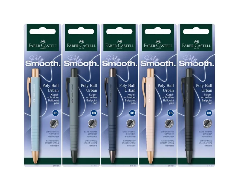 Kugelschreiber FABER-CASTELL Kugelschreiber Poly Ball Urban Blister van Faber-Castell – productfoto