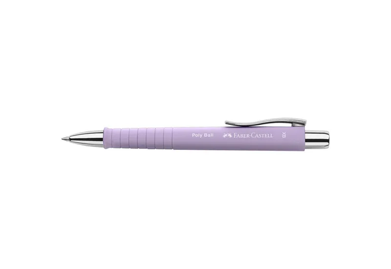 Kugelschreiber Kugelschreiber POLY BALL XB 241104 schwarzeet lilac de Faber-Castell – photo produit