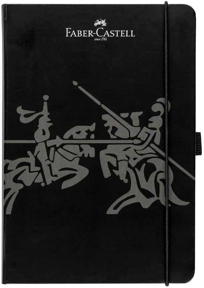 Notizbuch, DIN A5, kariert, schwarz by Faber-Castell – product photo