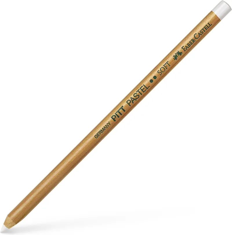 pastelpotlood Pitt - 201 zacht soft - FC-112111 de Faber-Castell en Blanc – photo produit