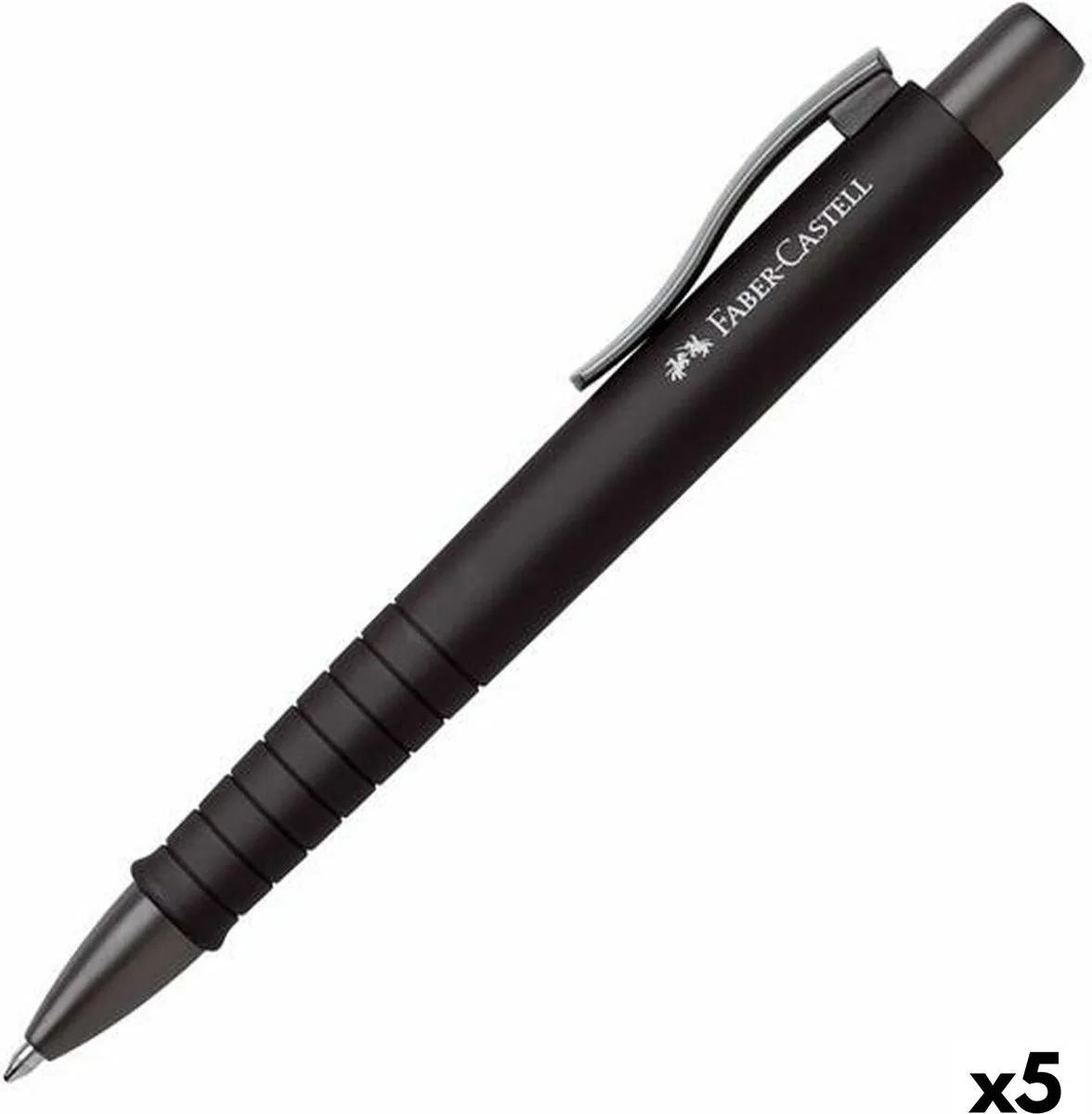 Pen Faber-Castell Poly Ball XB 5 Stuks fra Faber-Castell i Sort – produktbillede