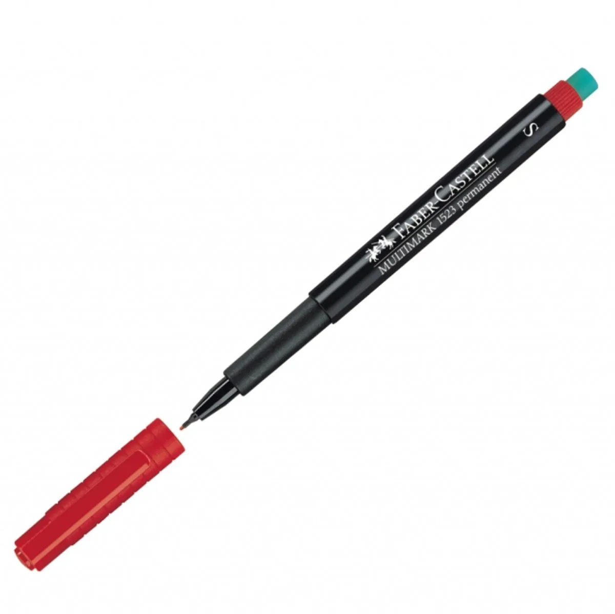 Permanent Marker Superfijn 0,4 mm van Faber-Castell in Rood – productfoto