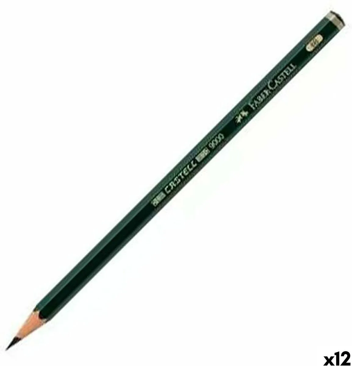 potlood Faber-Castell 9000 6B doos met 12 stuks fra Faber-Castell – produktbillede