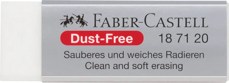 Radiergummi Dust-free Radierer Kunststoff de Faber-Castell en Blanc – photo produit