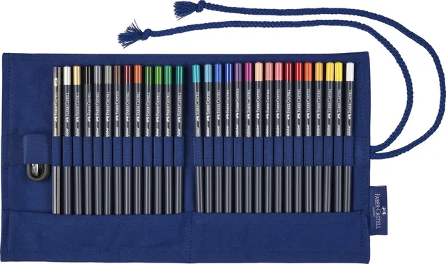 roletui Goldfaber - 27 kleurpotloden + gum + grafietpotlood - FC-114752