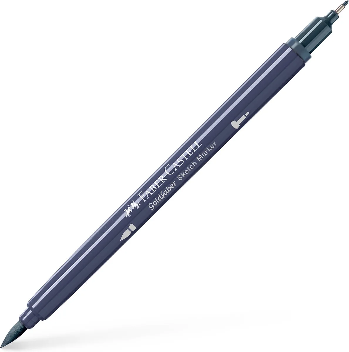 sketchmarker - Goldfaber - 1 stuk - 244 cold grey XIV - alcoholmarker - FC-164795 fra Faber-Castell i 244 cold grey XIV – produktbillede