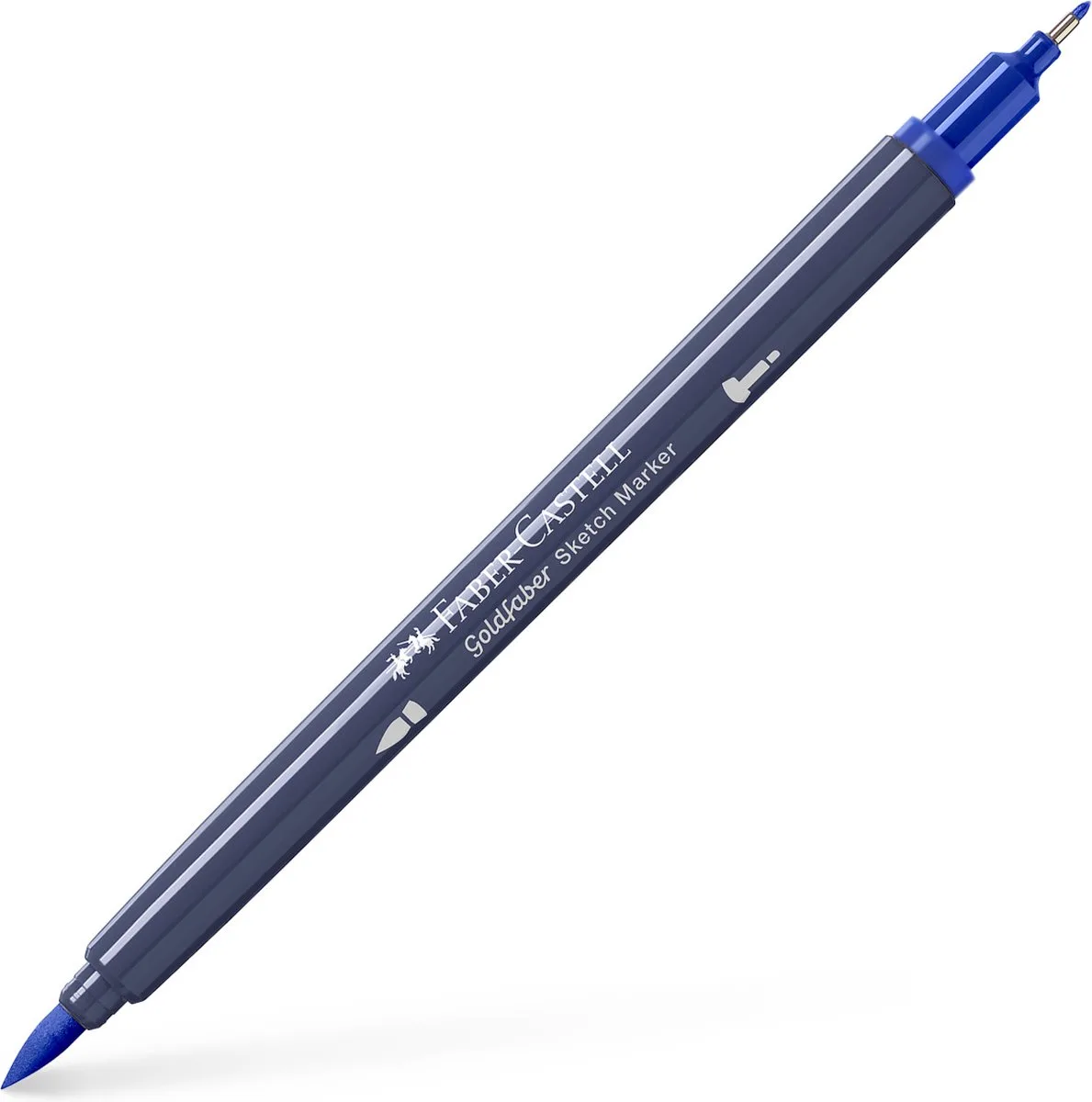 sketchmarker - Goldfaber - 1 stuk - 247 indanthrene blue - alcoholmarker - FC-164740 fra Faber-Castell i 247 indanthrene blue – produktbillede