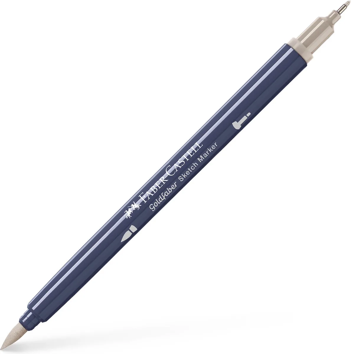 sketchmarker - Goldfaber - 1 stuk - 272 warm grey III - alcholmarker - FC-164774 fra Faber-Castell i 272 warm grey III – produktbillede