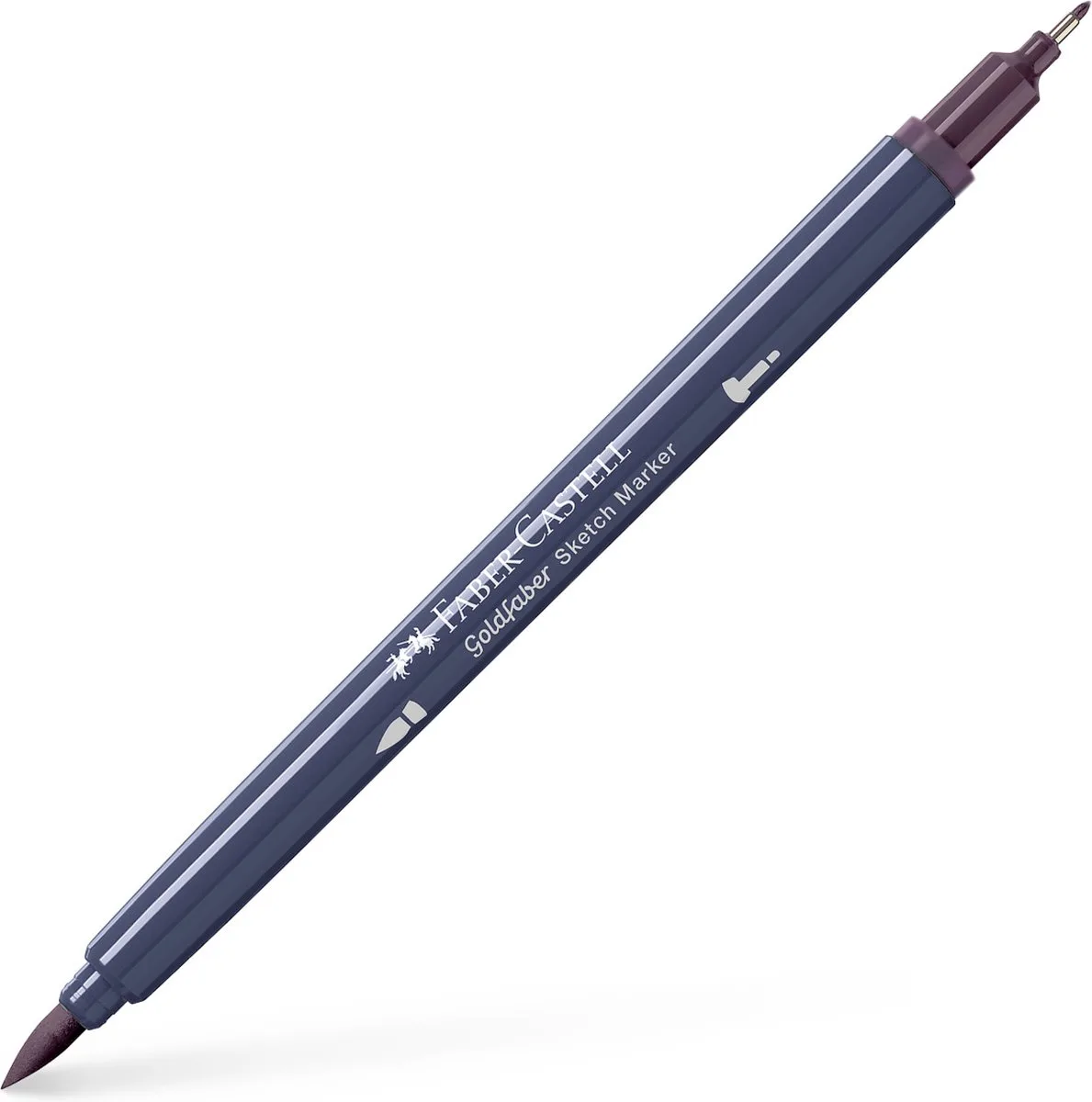 sketchmarker - Goldfaber - 1 stuk - 347 dusty mauve - alcoholmarker - FC-164786 fra Faber-Castell i 347 dusty mauve – produktbillede